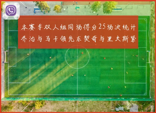 本赛季双人组同场得分25场次统计乔治与马卡领先东契奇与里夫斯紧随其后